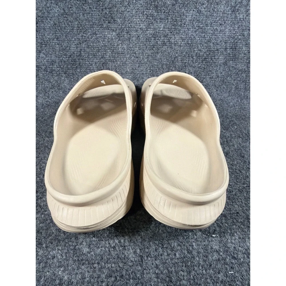 Hoka One One Men’s Cushioned Slide Sandals in Tan